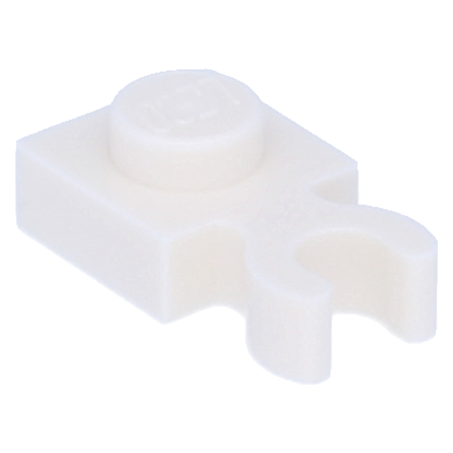 LEGO Plates (modified) - 1 x 1 with open O - clip (thick)