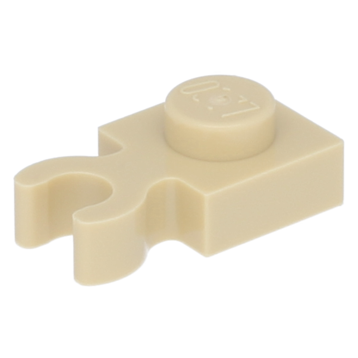 LEGO Plates (modified) - 1 x 1 with open O - clip (thick)