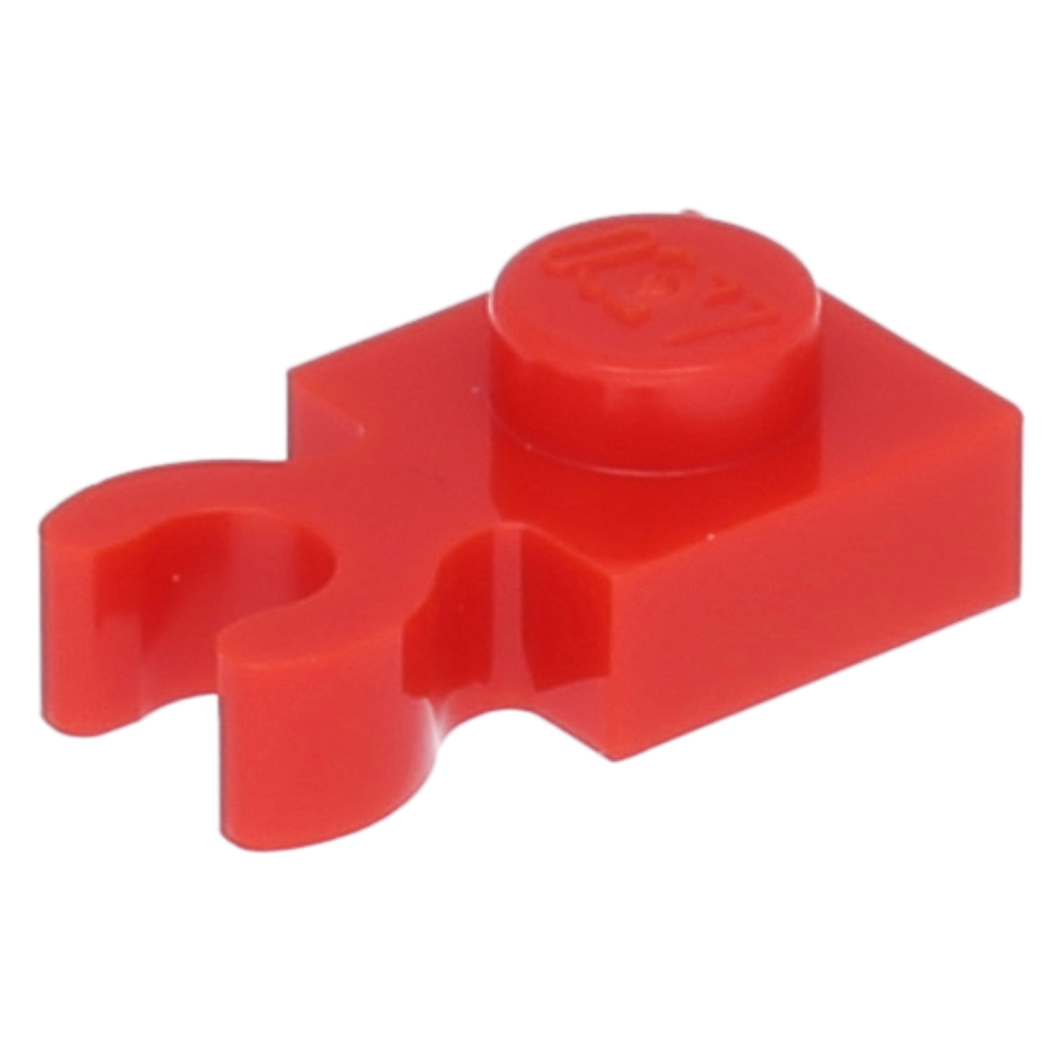LEGO Plates (modified) - 1 x 1 with open O - clip (thick)