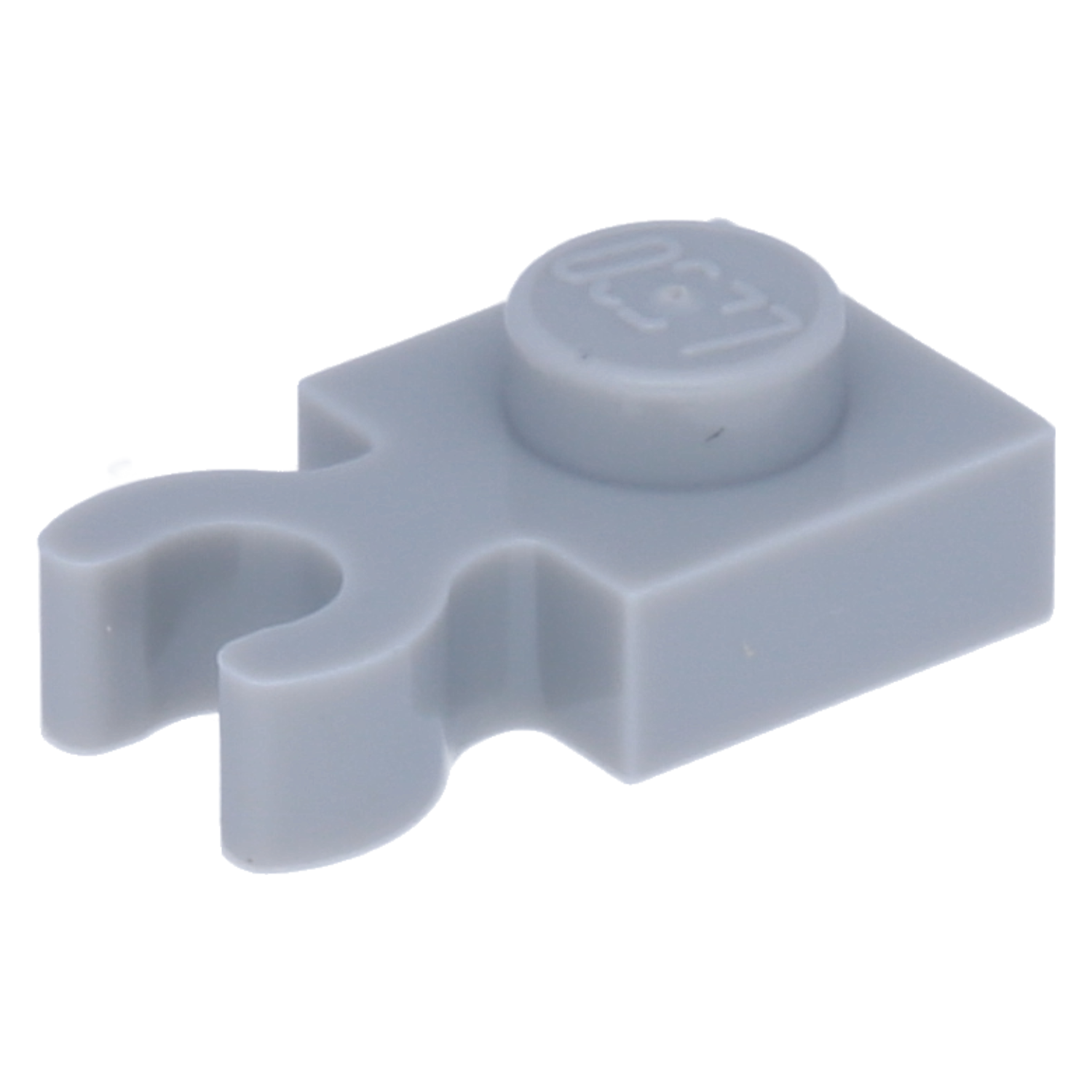 LEGO Plates (modified) - 1 x 1 with open O - clip (thick)