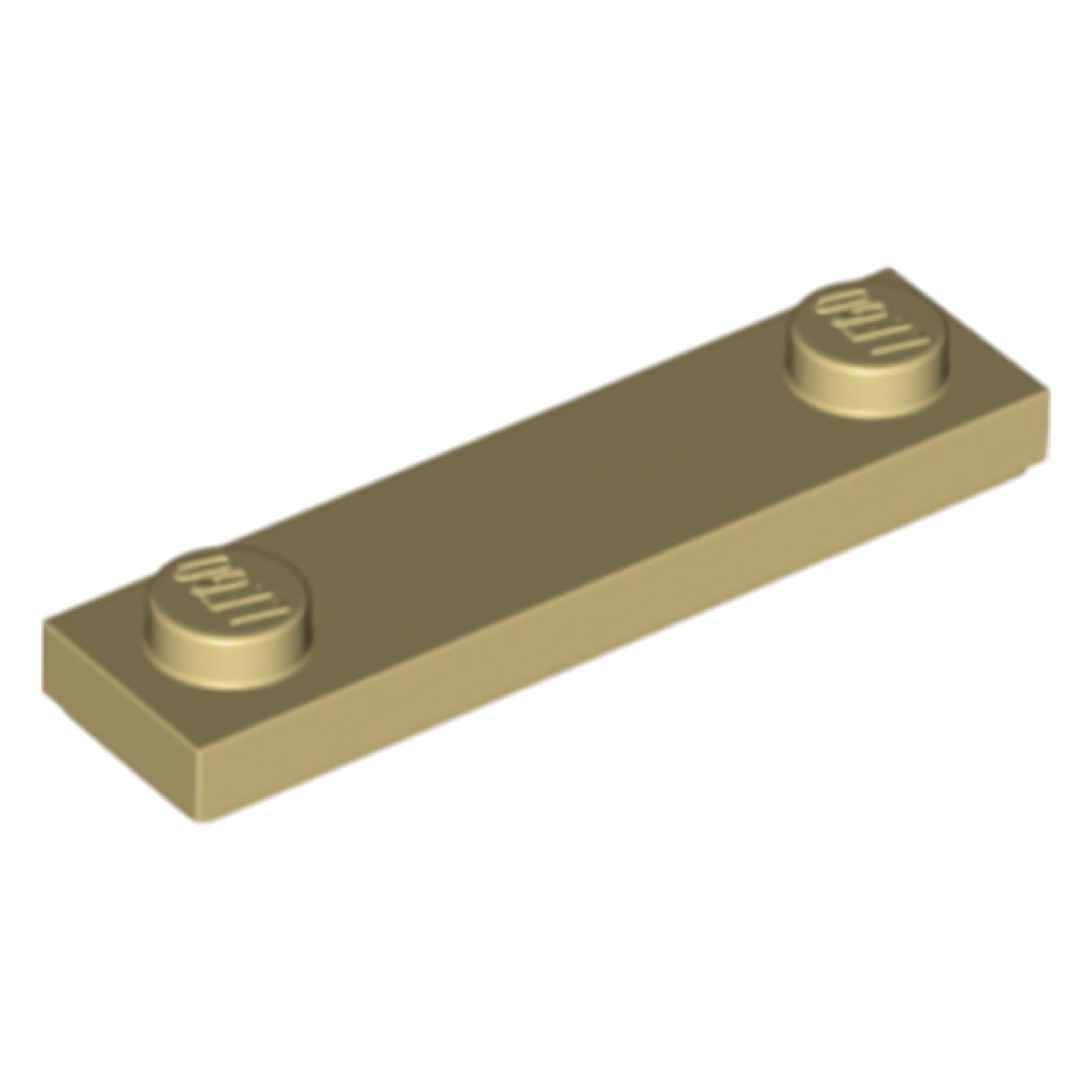 LEGO Platte modifiziert 1 x 4 mit 2 Noppen mit Nut (41740) – Farbe wählbar