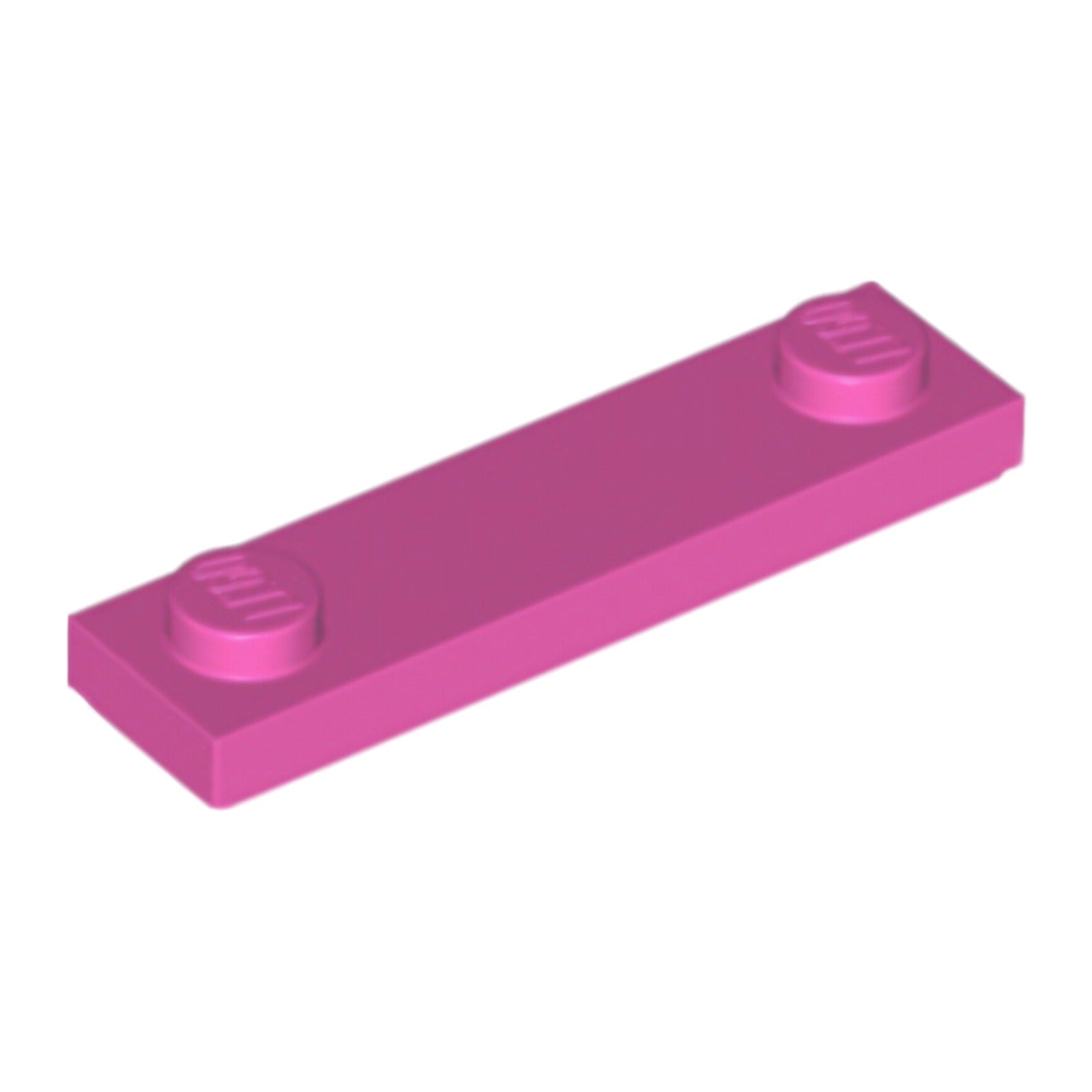 LEGO Platte modifiziert 1 x 4 mit 2 Noppen mit Nut (41740) – Farbe wählbar