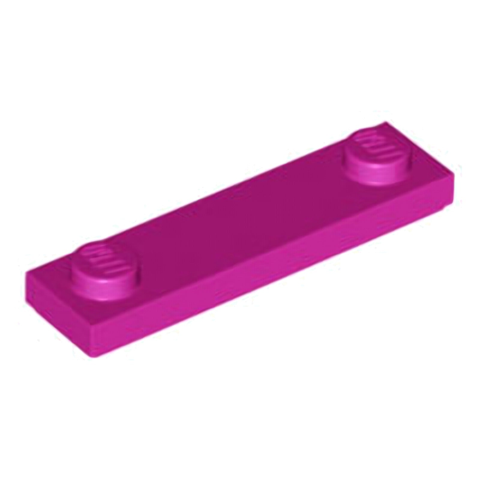 LEGO Platte modifiziert 1 x 4 mit 2 Noppen mit Nut (41740) – Farbe wählbar