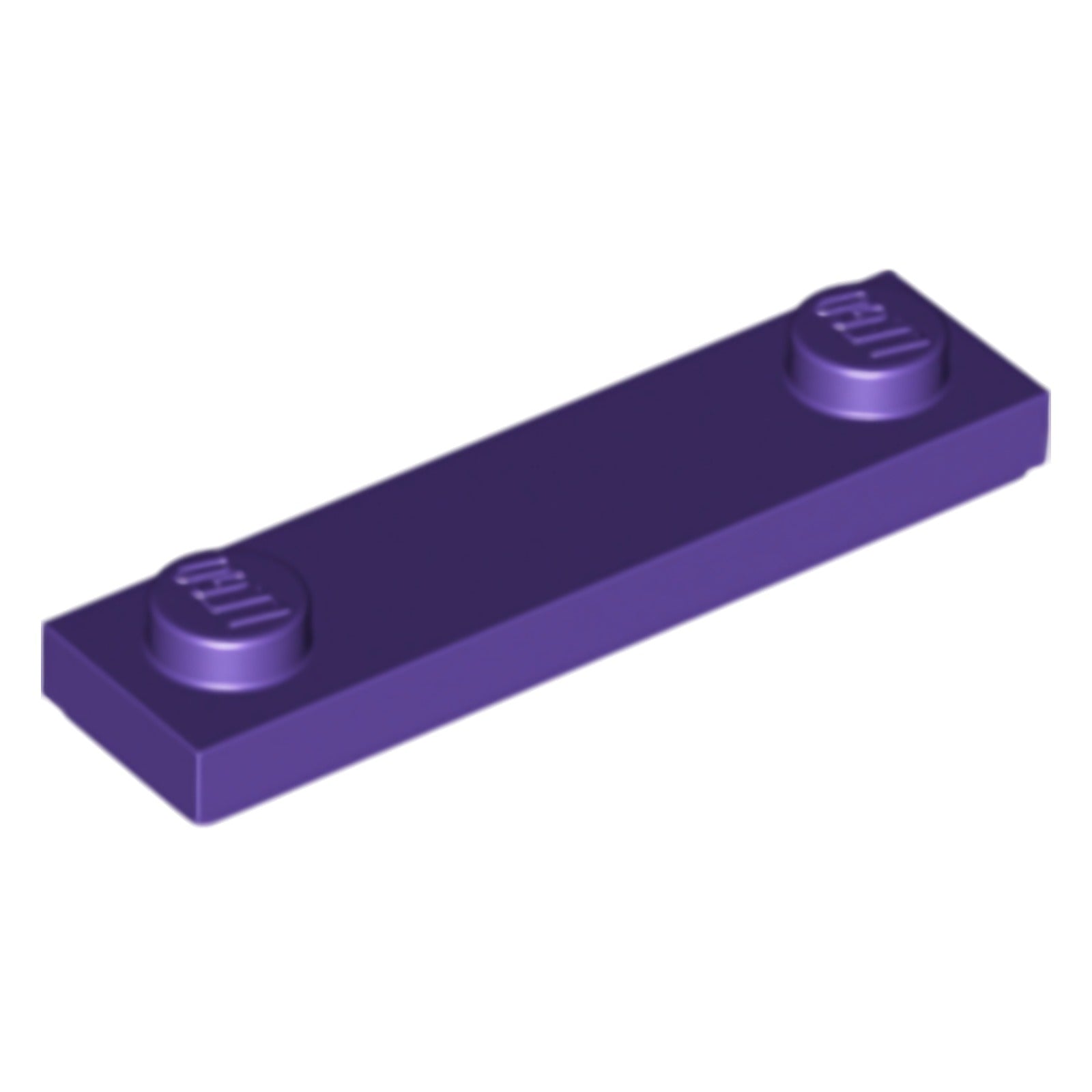 LEGO Platte modifiziert 1 x 4 mit 2 Noppen mit Nut (41740) – Farbe wählbar