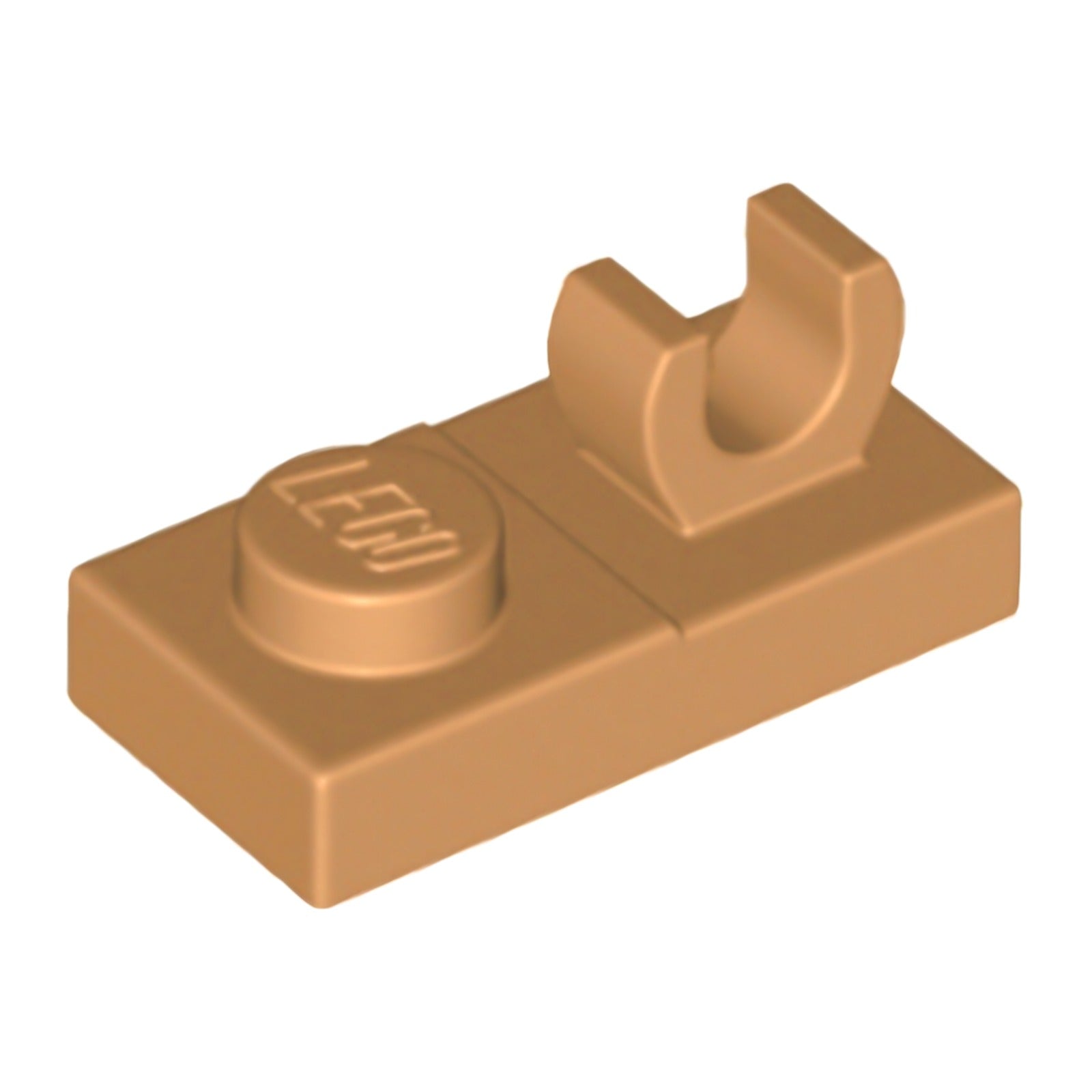 LEGO Platte modifiziert 1 x 2 mit offen O Clip auf oben (44861) – Farbe wählbar