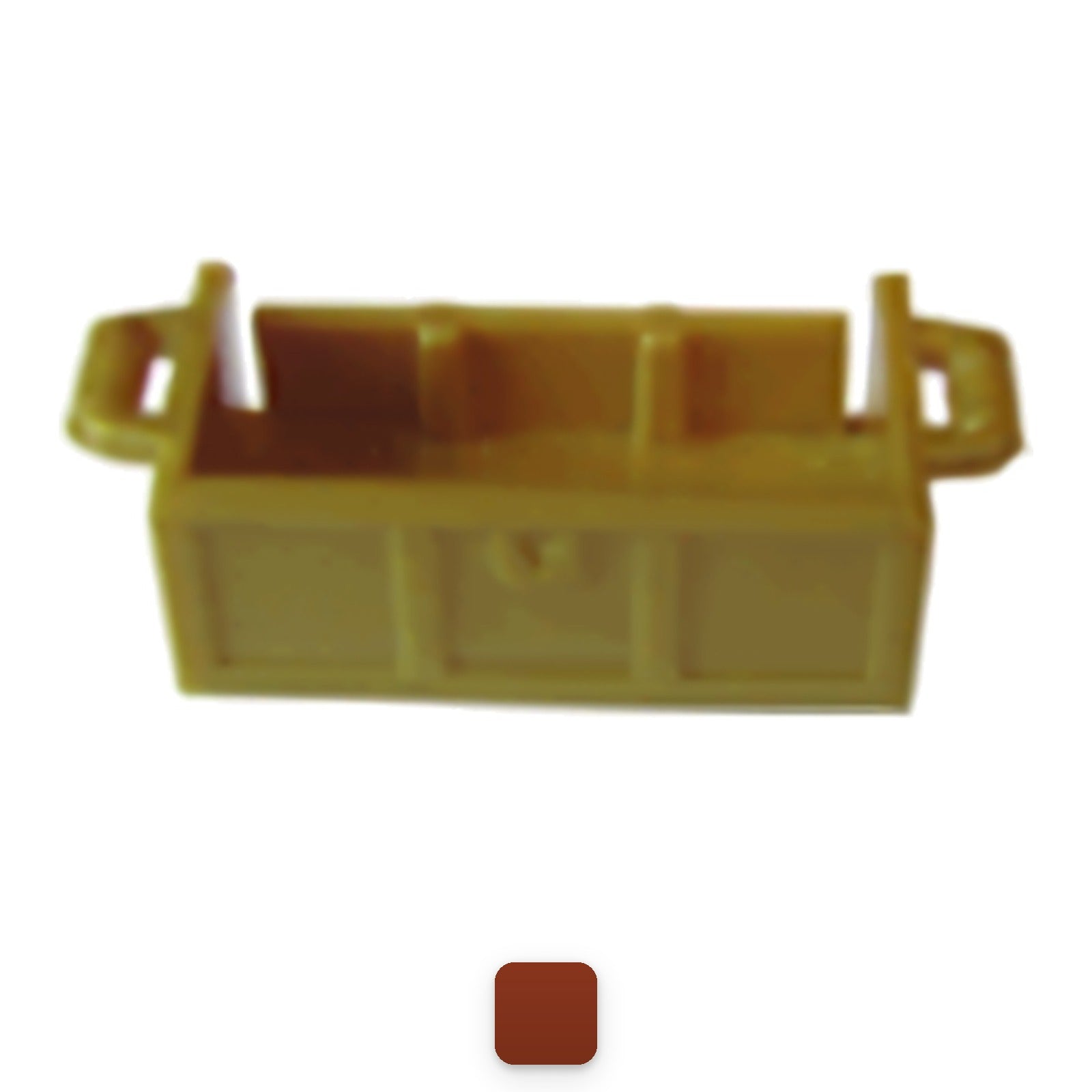 LEGO Container/ Behältnisse - Schatztruhe mit Schlitzen hinten und dicken Scharnieren