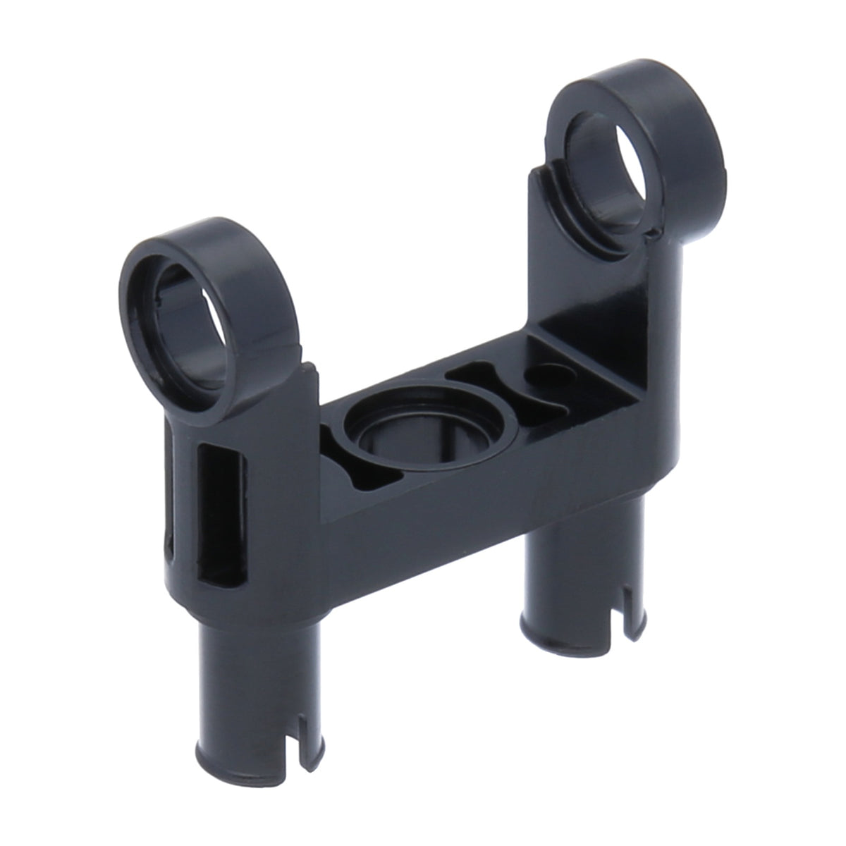 LEGO Technic Verbindungsstücke - Umlenkgelenk glatt mit doppelt mit 2 Pins (schwarz)
