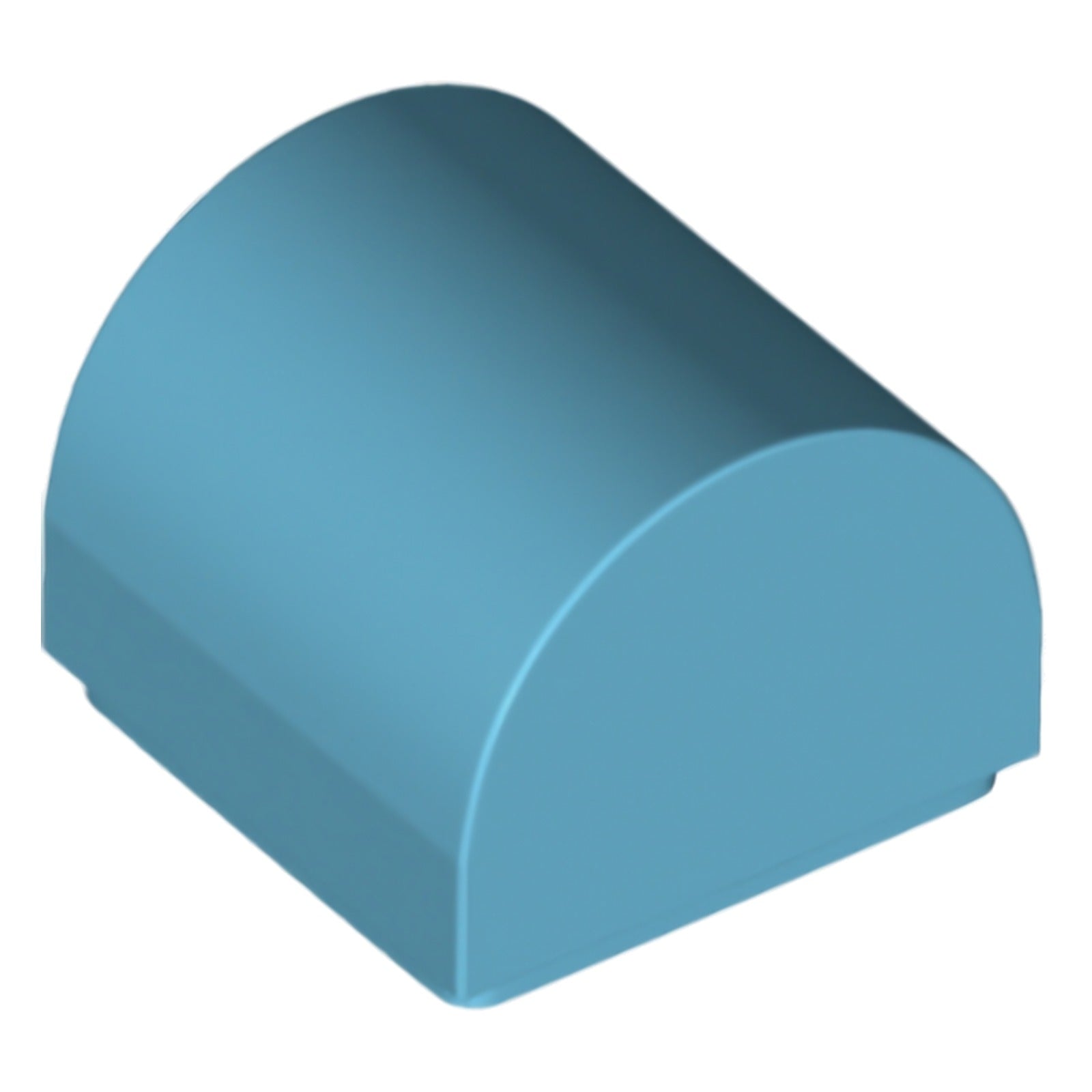 LEGO Brick modified 1 x 1 x 2/3 without knobs, curved top (49307)