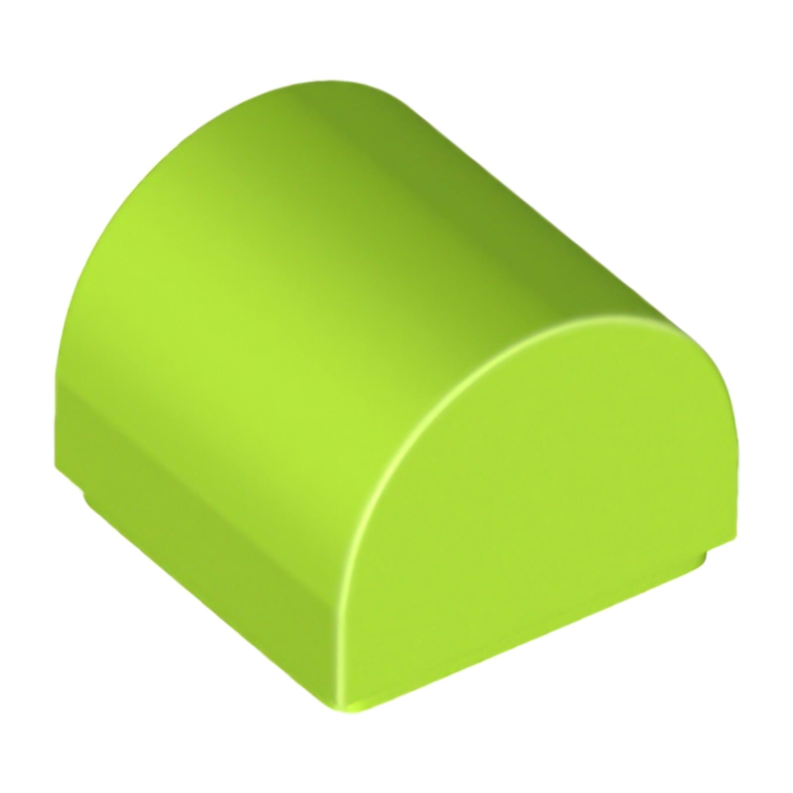 LEGO Brick modified 1 x 1 x 2/3 without knobs, curved top (49307)