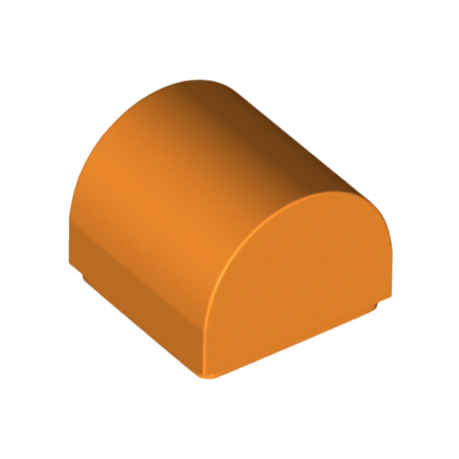 LEGO Brick modified 1 x 1 x 2/3 without knobs, curved top (49307)