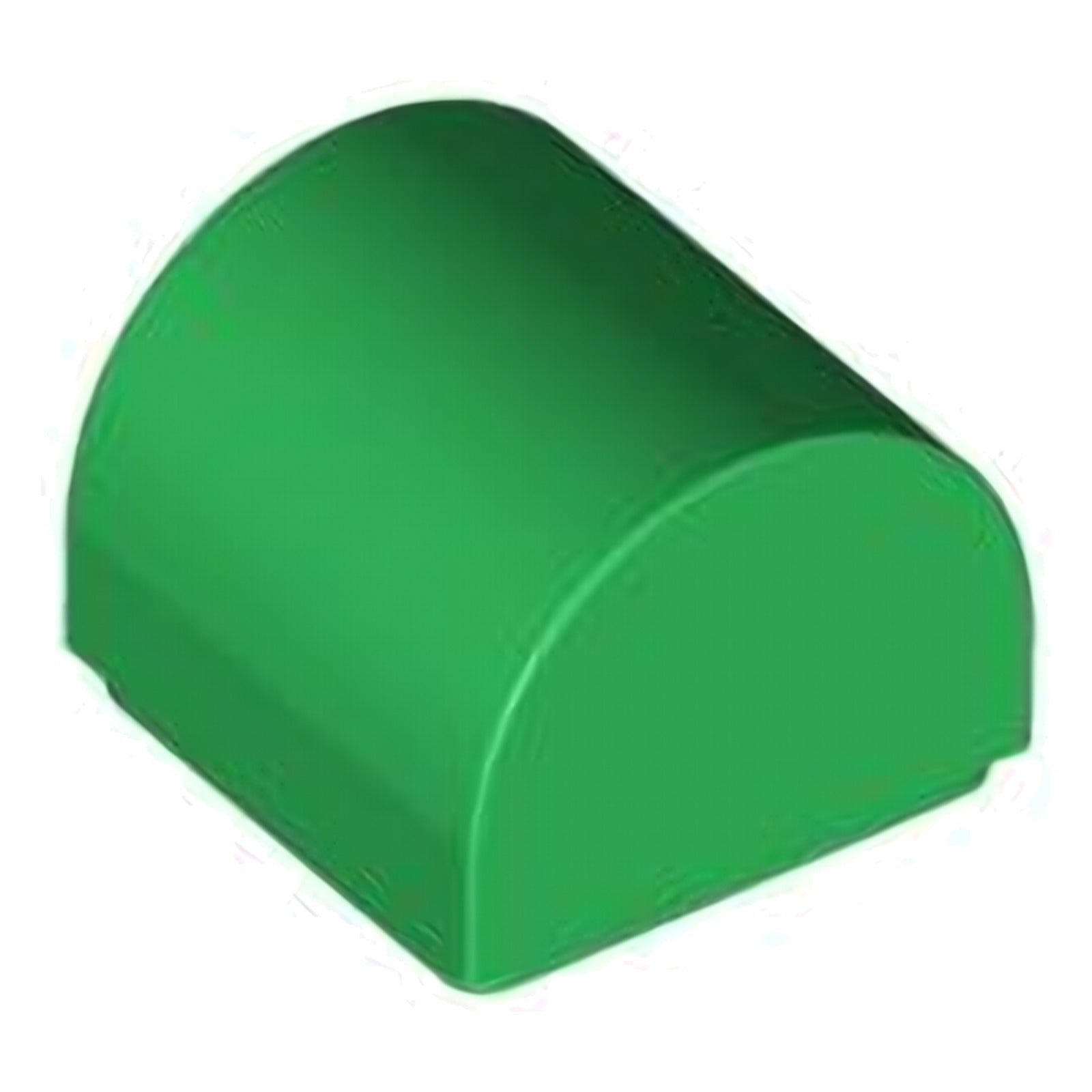 LEGO Brick modified 1 x 1 x 2/3 without knobs, curved top (49307)