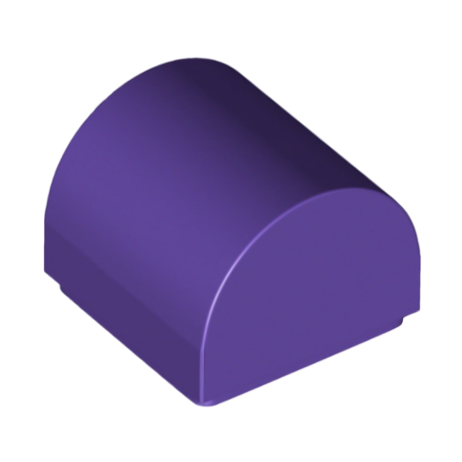 LEGO Brick modified 1 x 1 x 2/3 without knobs, curved top (49307)
