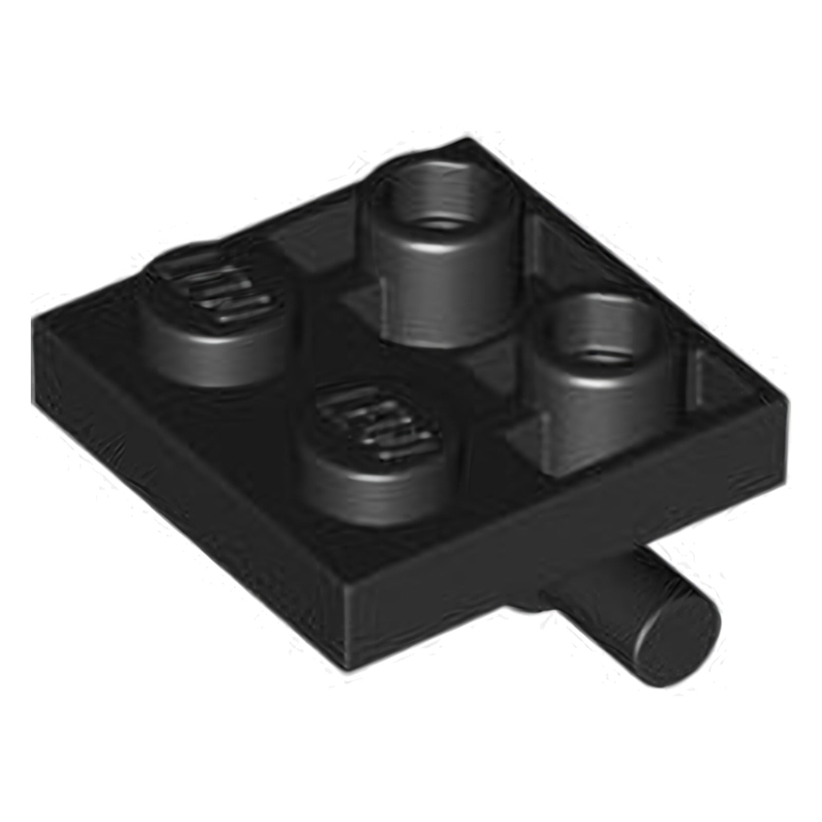 LEGO Platte modifiziert 2 x 2 mit Stange auf unten (5066) – Farbe wählbar