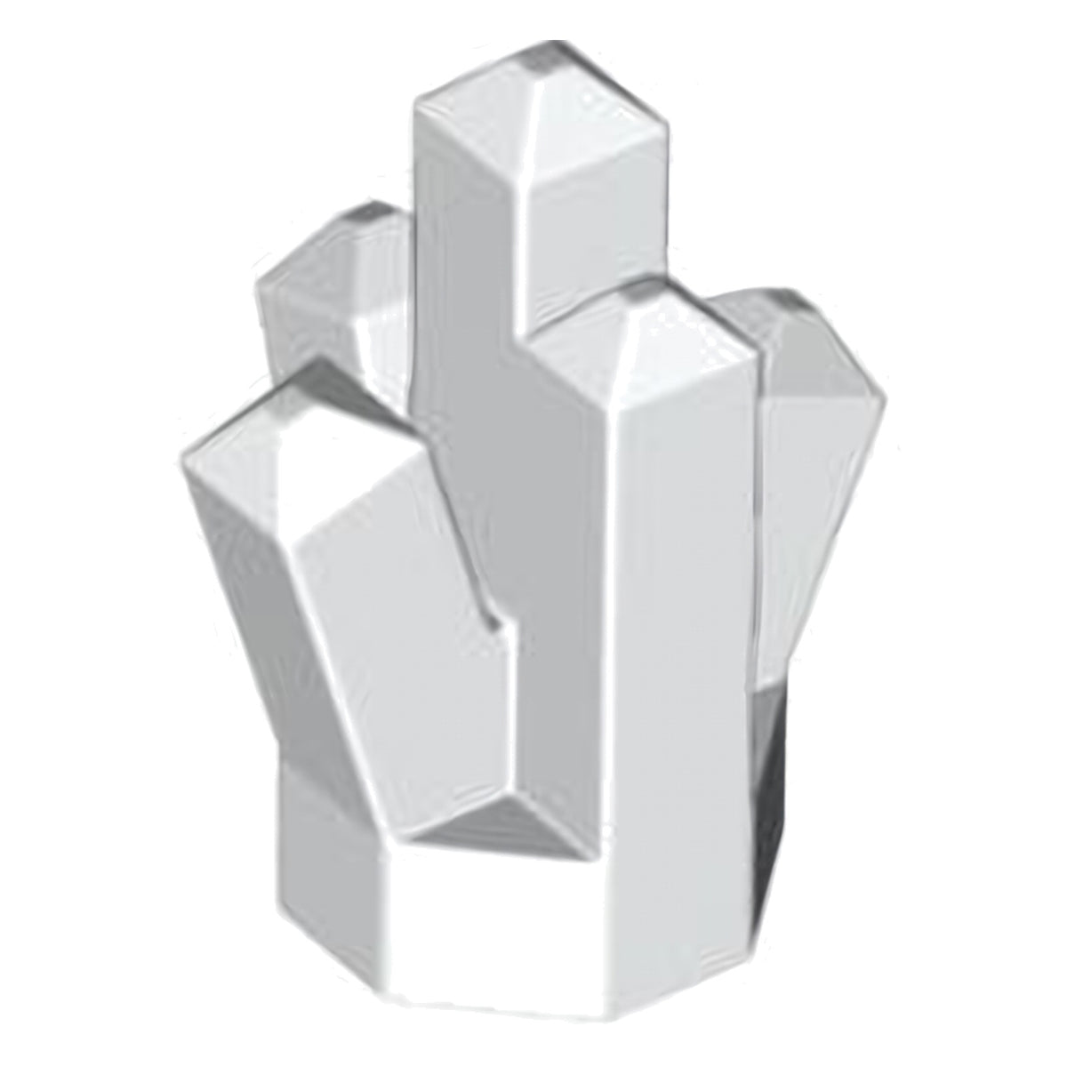 LEGO Minifiguren Zubehör (Sonstiges) - Felsen 1 x 1 (Crystal 5 Point)