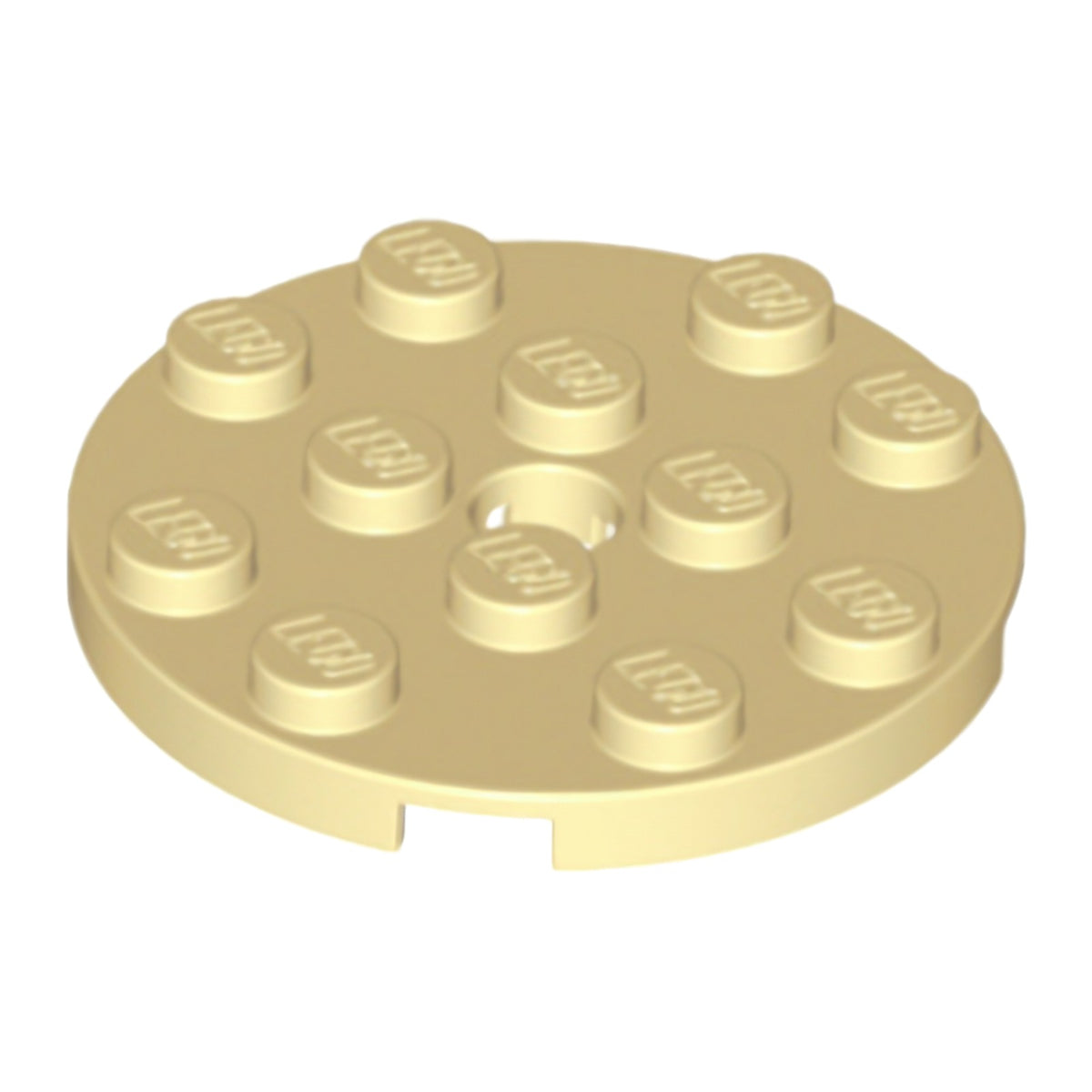 LEGO Plates (modified) - 4 x 4 with hole (round)