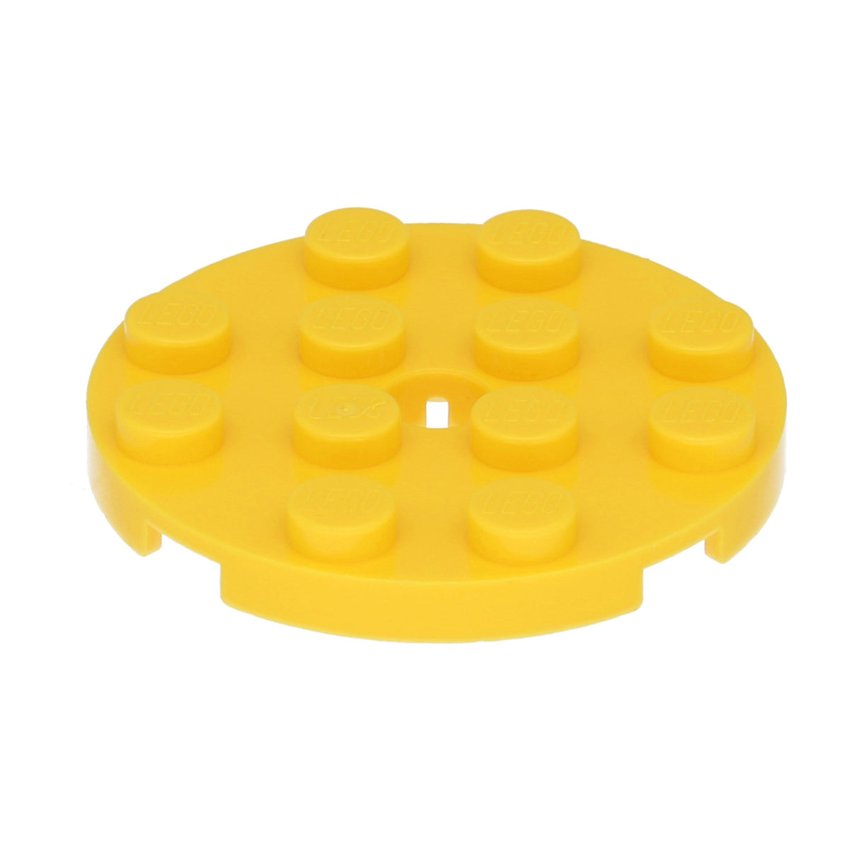 LEGO Plates (modified) - 4 x 4 with hole (round)