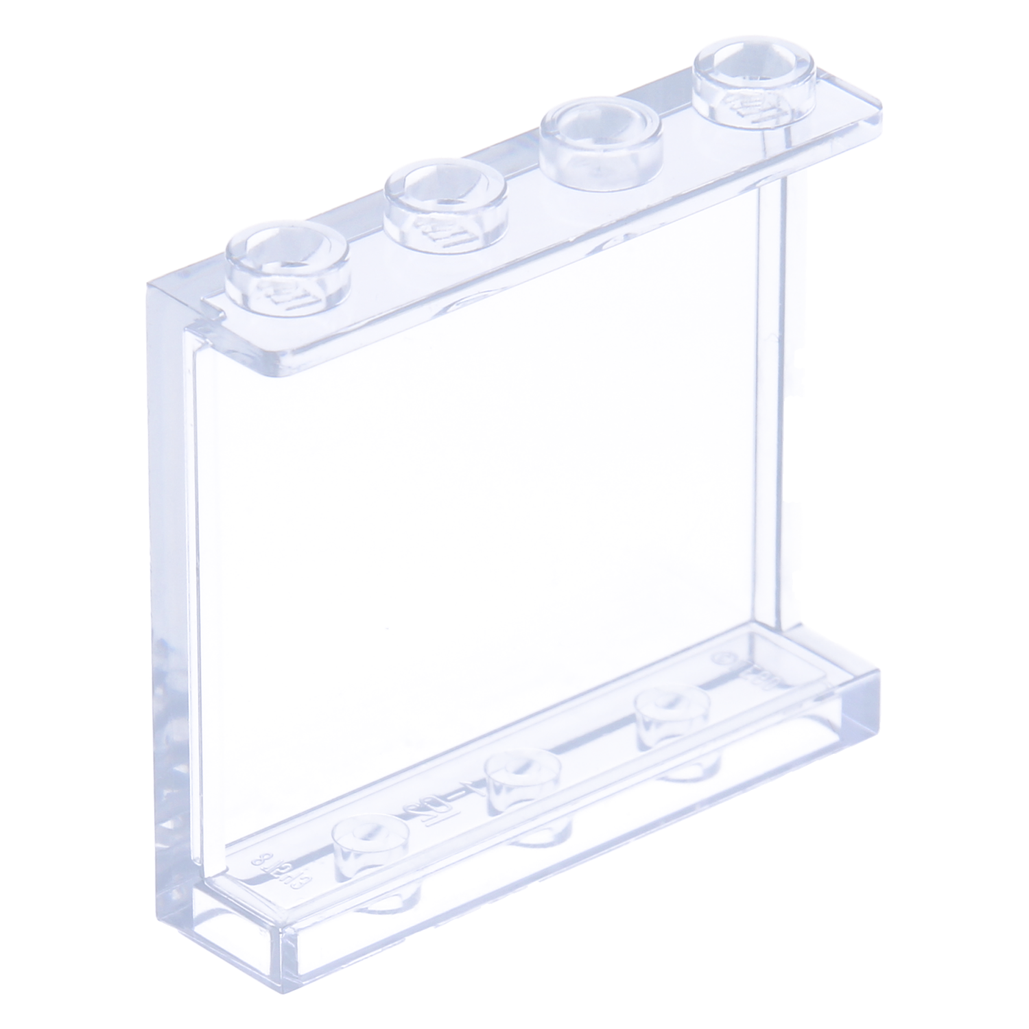 LEGO panels - 1 x 4 x 3 with side supports (open studs)