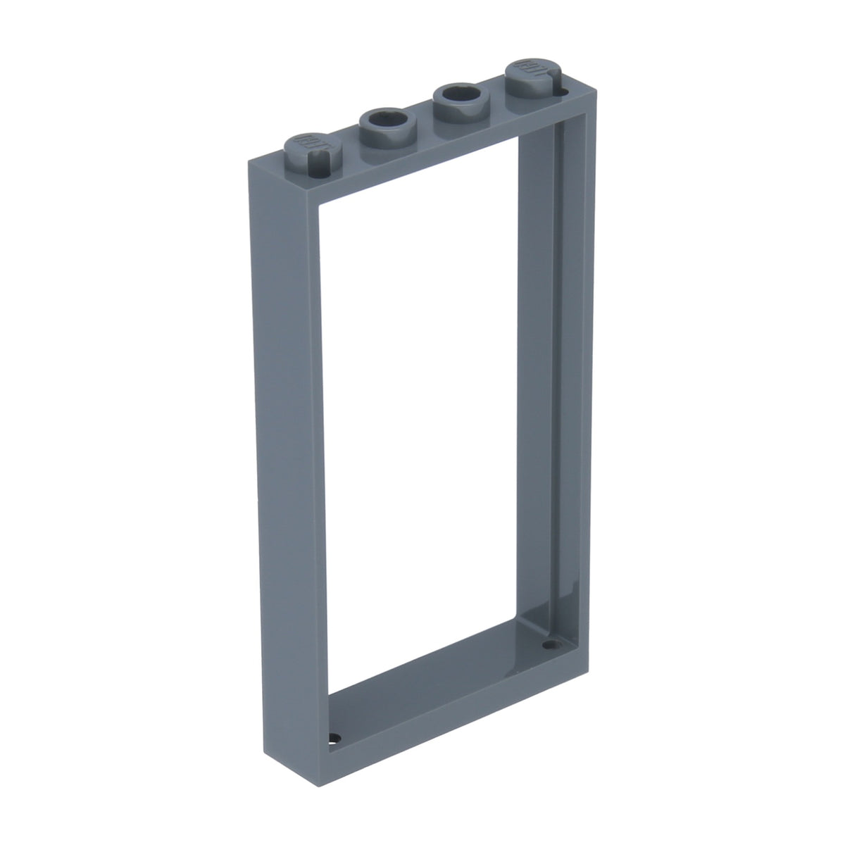 LEGO Steine (modifiziert) -  Türrahmen 1 x 4 x 6 mit 2 Löchern im Boden und der Oberseite