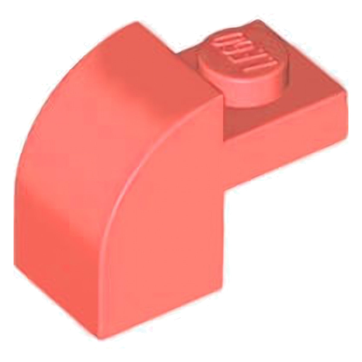 LEGO Slopes (modified) - 1 x 2 x 1 1/3 with recessed nub (curved)