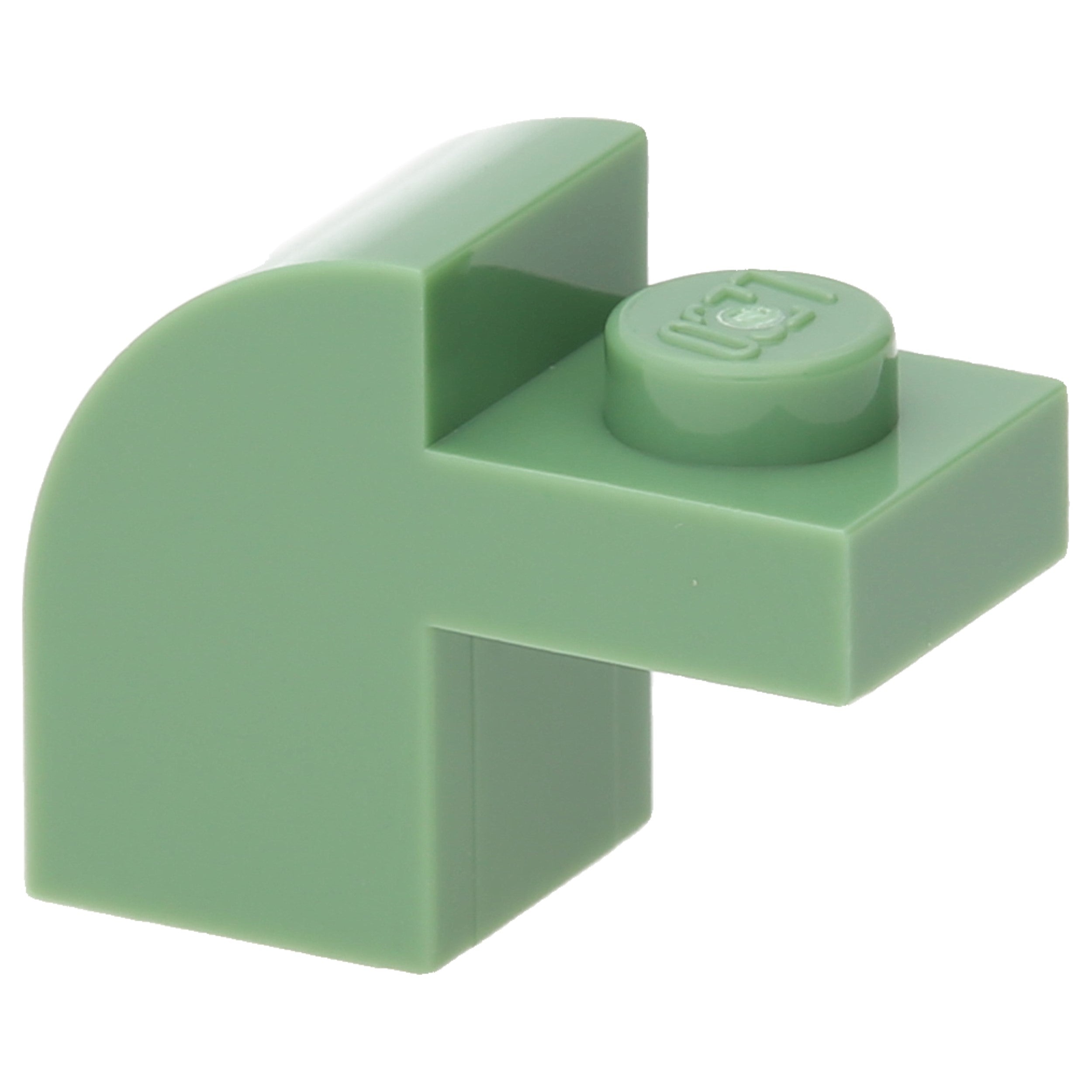 LEGO Slopes (modified) - 1 x 2 x 1 1/3 with recessed nub (curved)