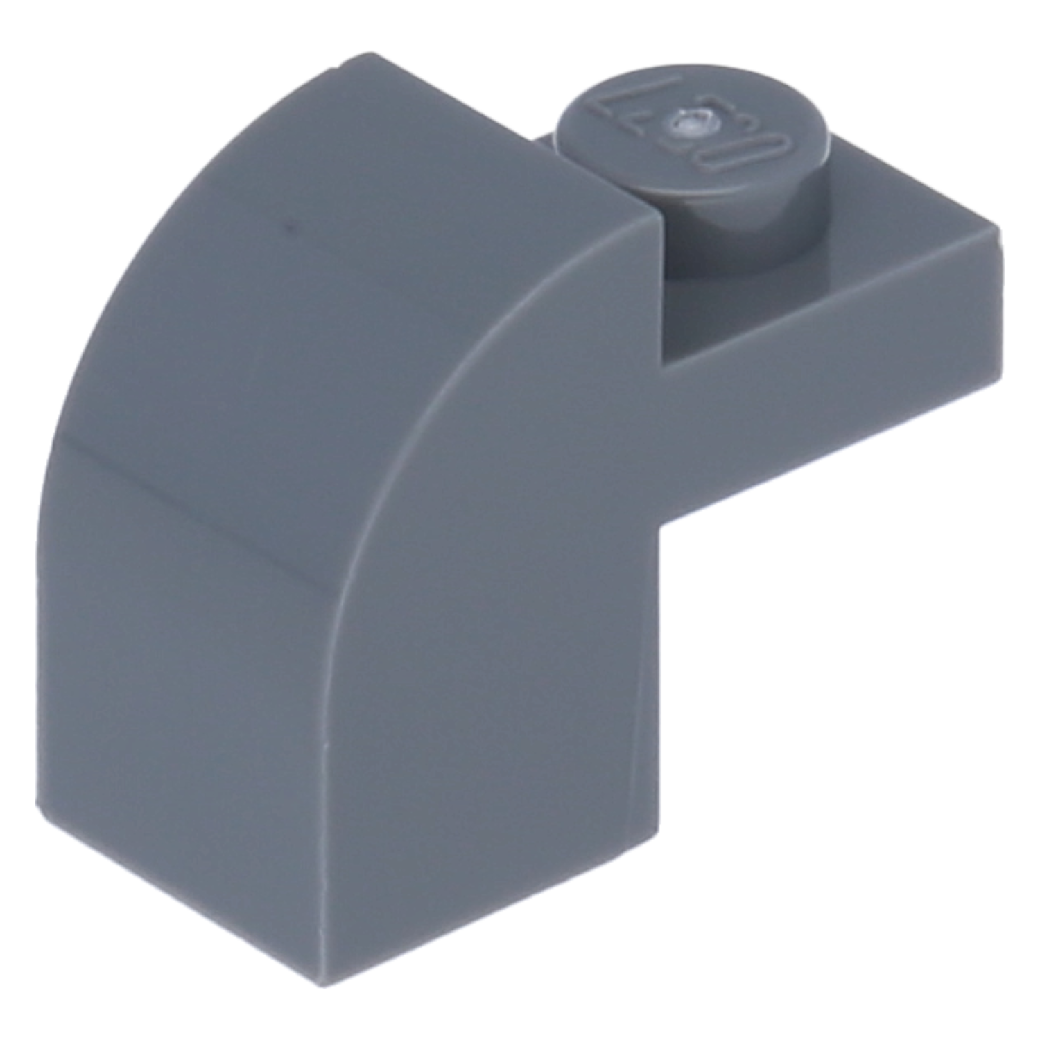 LEGO Slopes (modified) - 1 x 2 x 1 1/3 with recessed nub (curved)