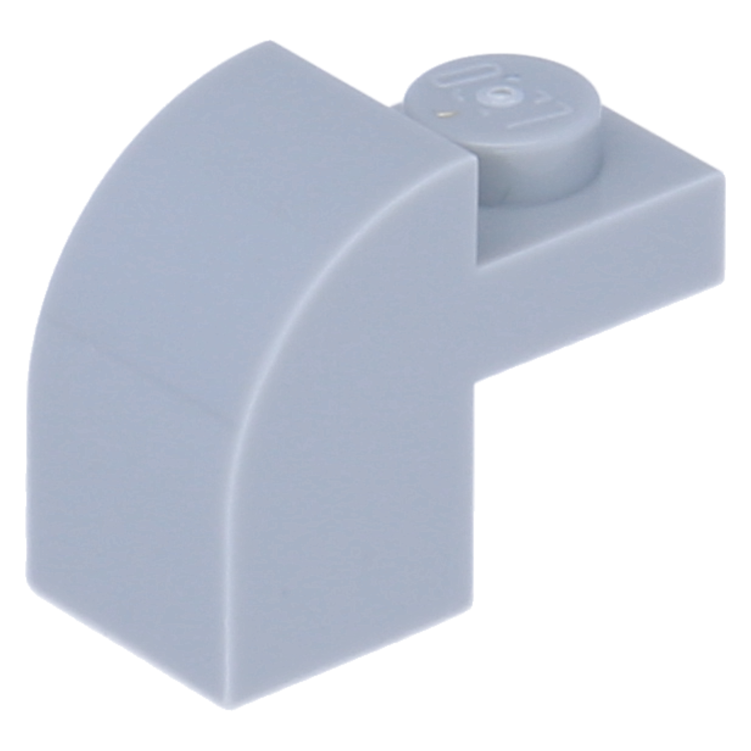 LEGO Slopes (modified) - 1 x 2 x 1 1/3 with recessed nub (curved)