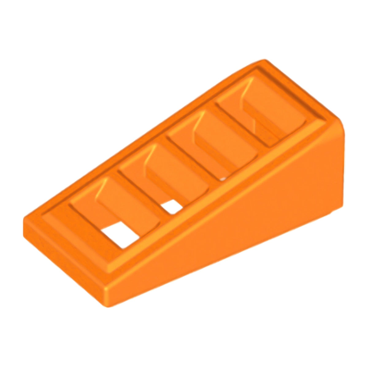 LEGO Slopes (modified) - Slanted 18 degrees, 2 x 1 x 2/3 with grid