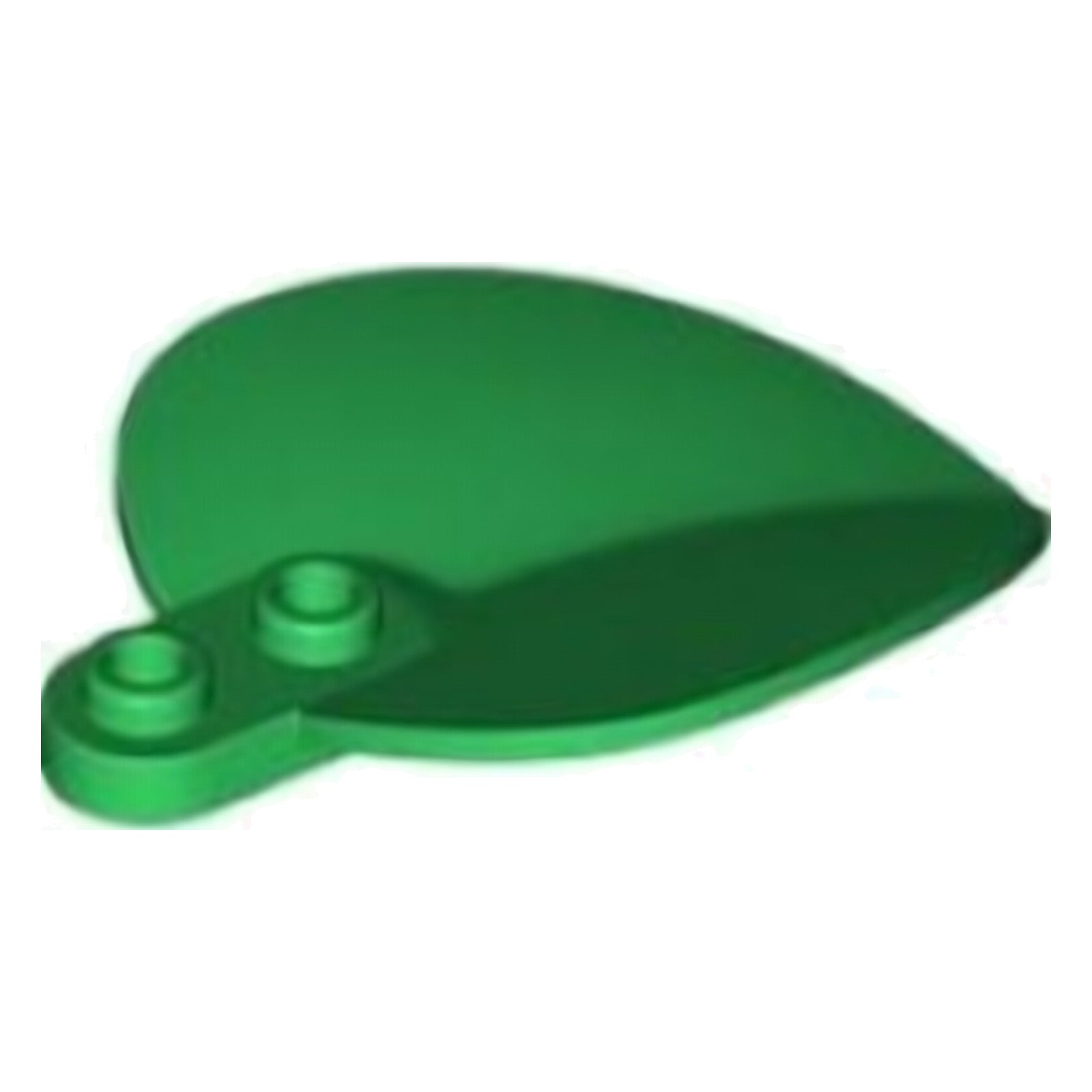 LEGO Pflanze Rundplatte 1 x 2 mit spitz Blatt (7096) – Farbe wählbar – 5 Farben