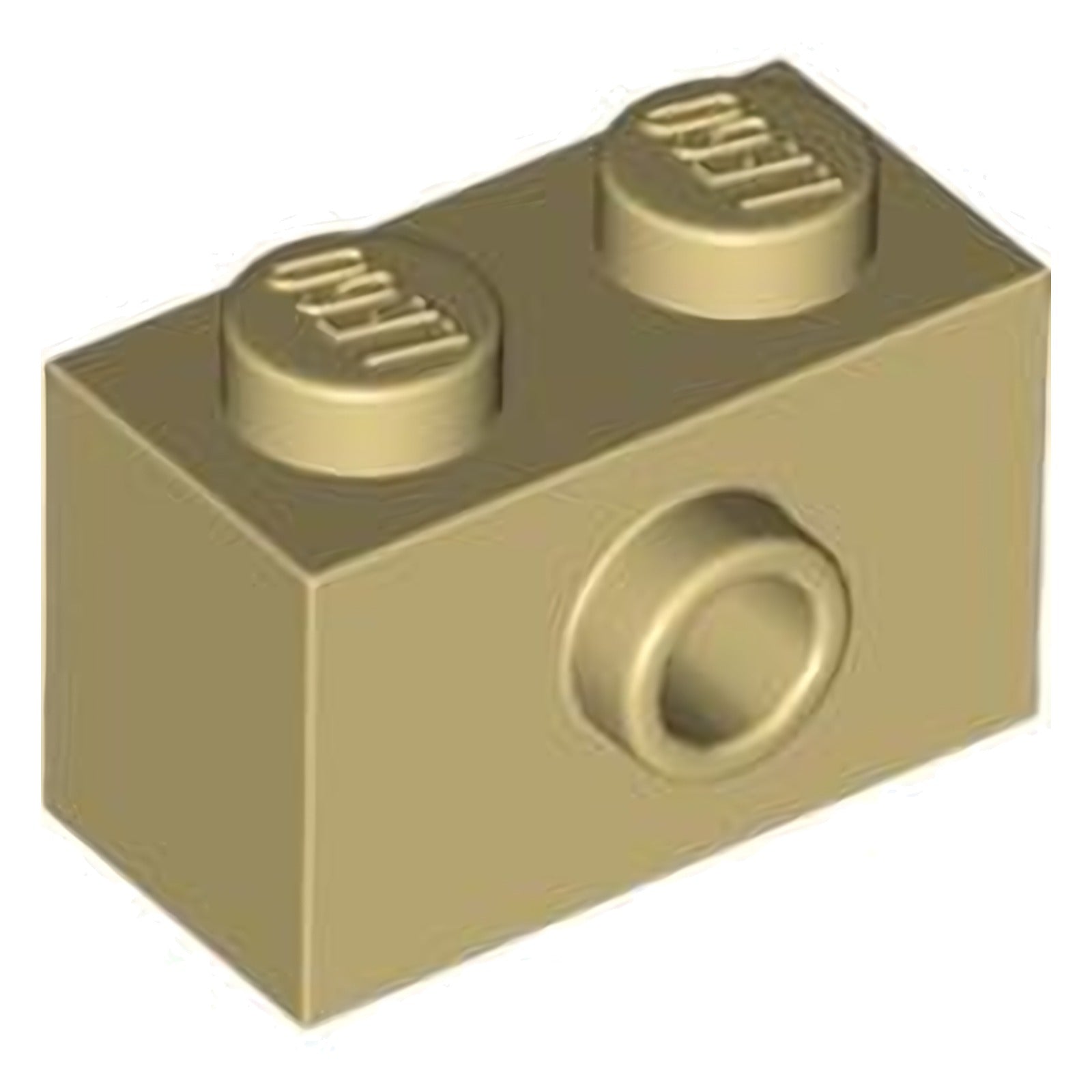 LEGO Stein modifiziert 1 x 2 mit Noppe auf Seite (86876) – Farbe wählbar