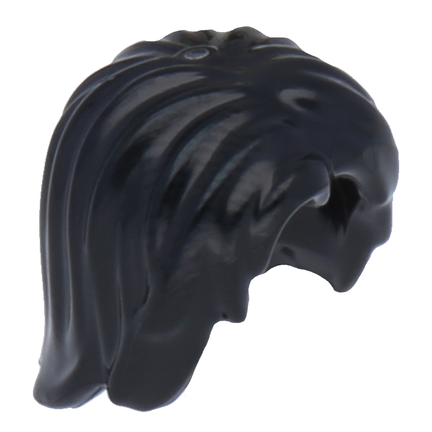 LEGO minifigures hair - medium length tousled with middle parting