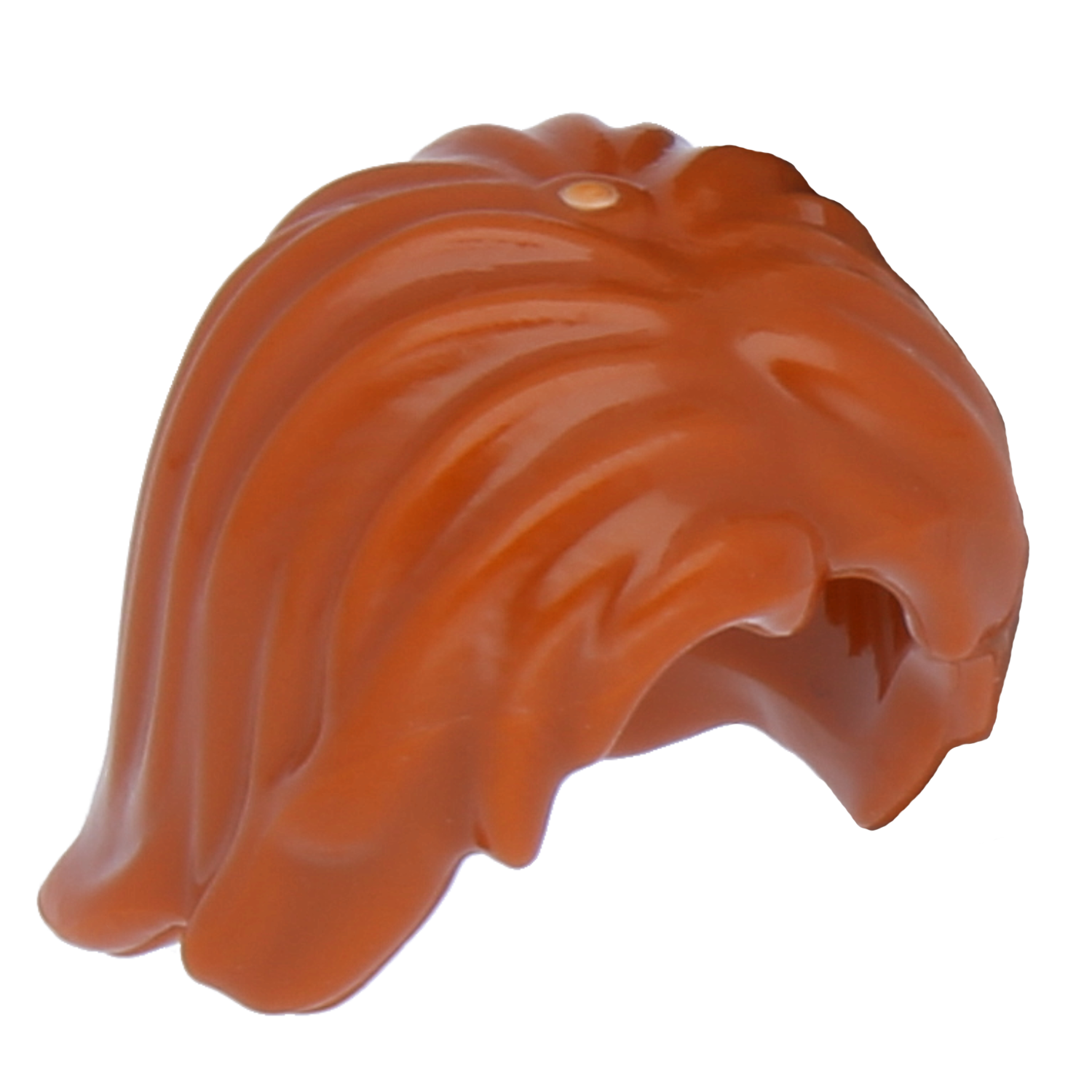 LEGO minifigures hair - medium length tousled with middle parting