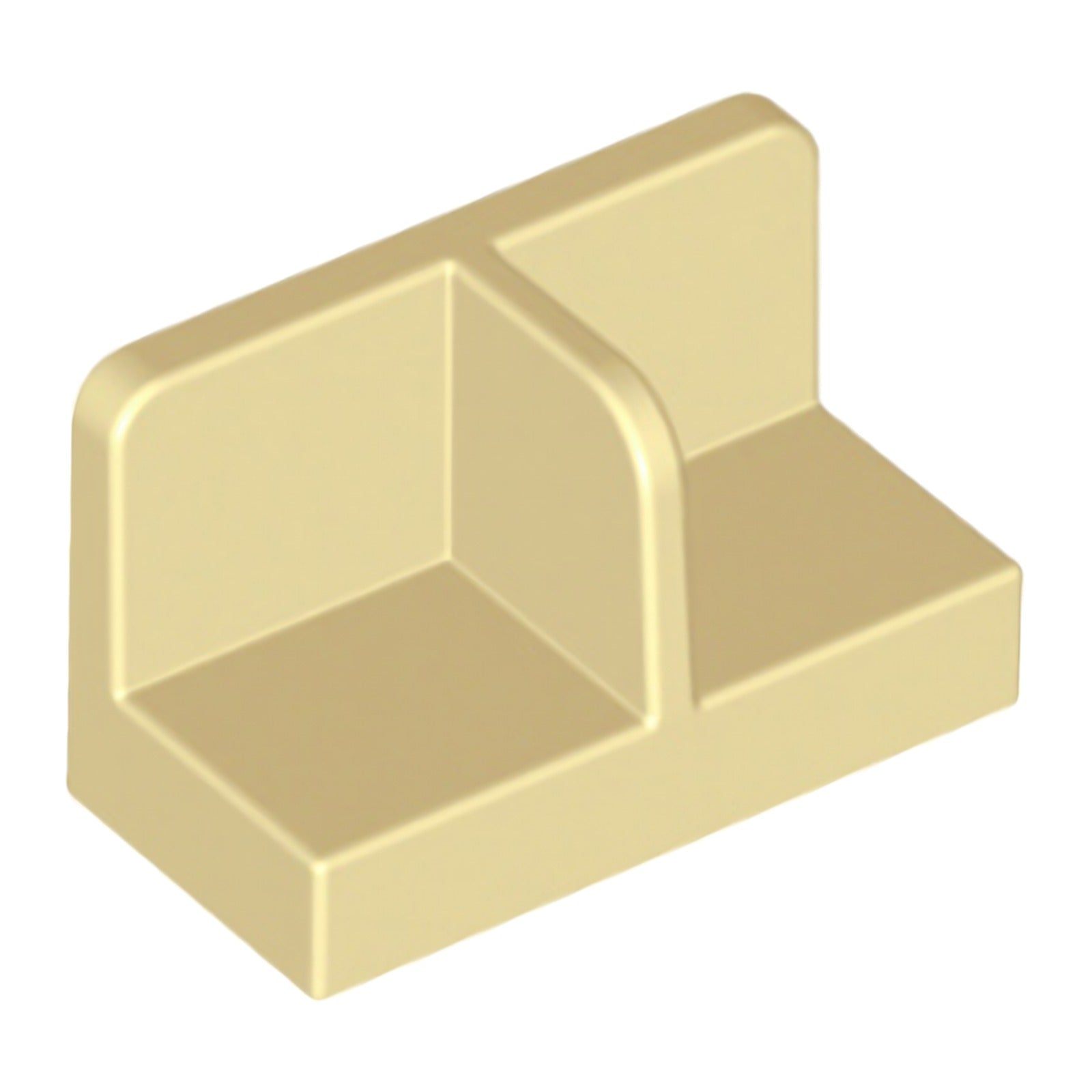 LEGO Paneel 1 x 2 x 1 mit abgerundet Ecken und Mitte Trenner (93095)
