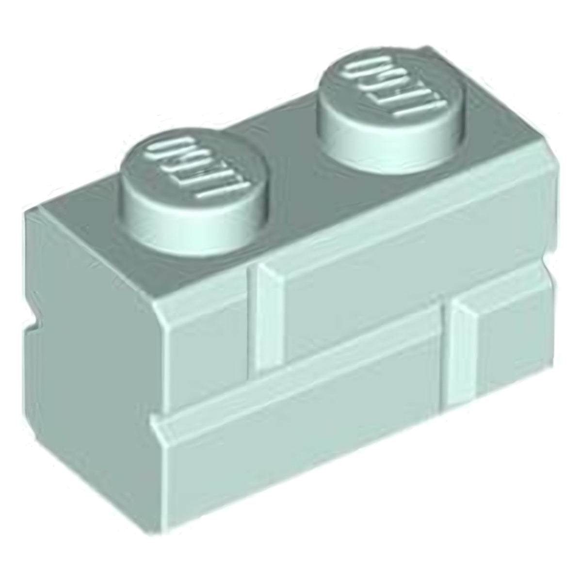 LEGO  Steine (modifiziert) - 1 x 2 mit Mauerwerksprofil