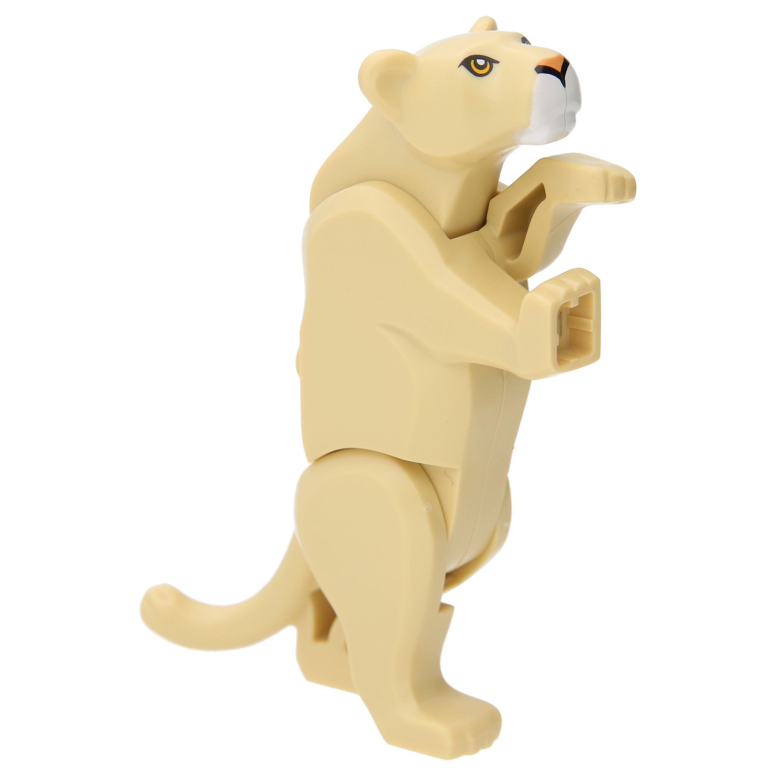 LEGO cats - lioness with light pink nose (Tan)