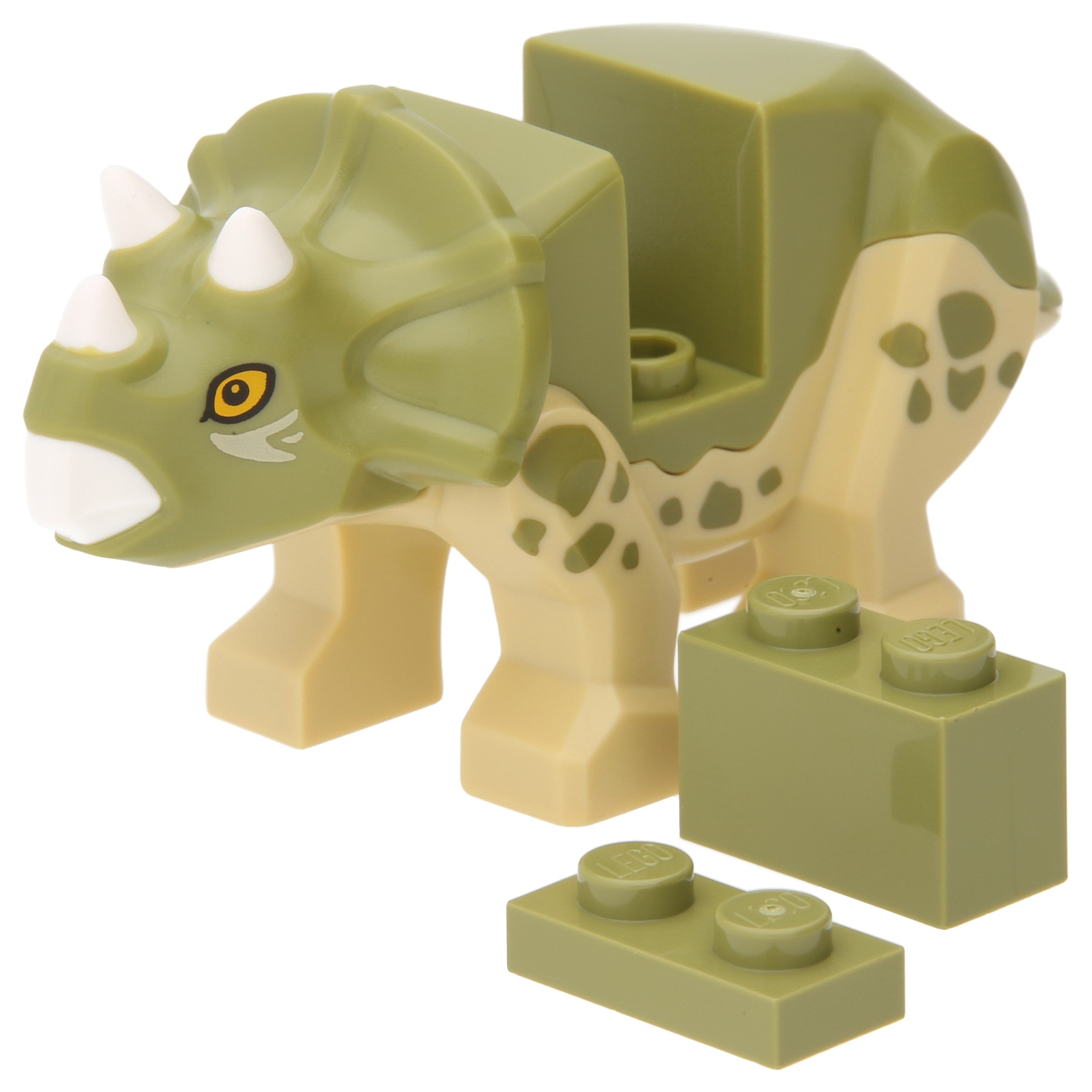 LEGO reptiles/dinos/dragons baby triceratops with Brick and Plate