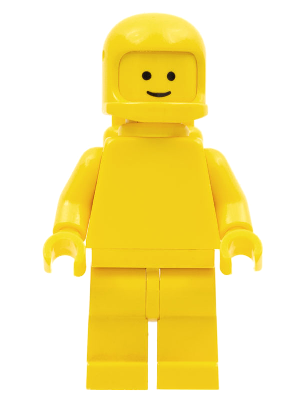 LEGO Minifigur Classic Space - Yellow with Air Tanks, Torso Plain (sp131)