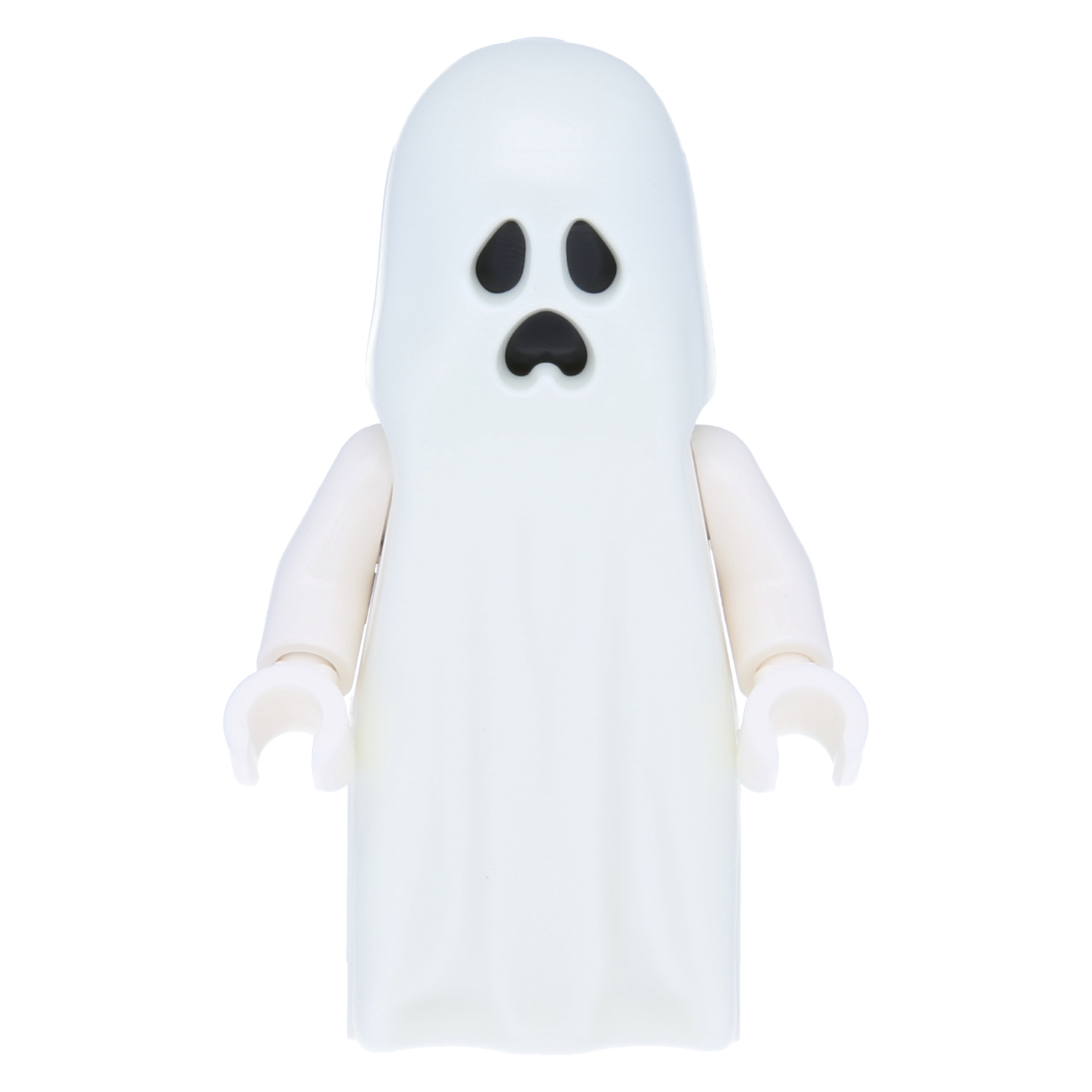 LEGO Minifigure - Ghost (1x2 Plate and 1x2 Brick lower body)