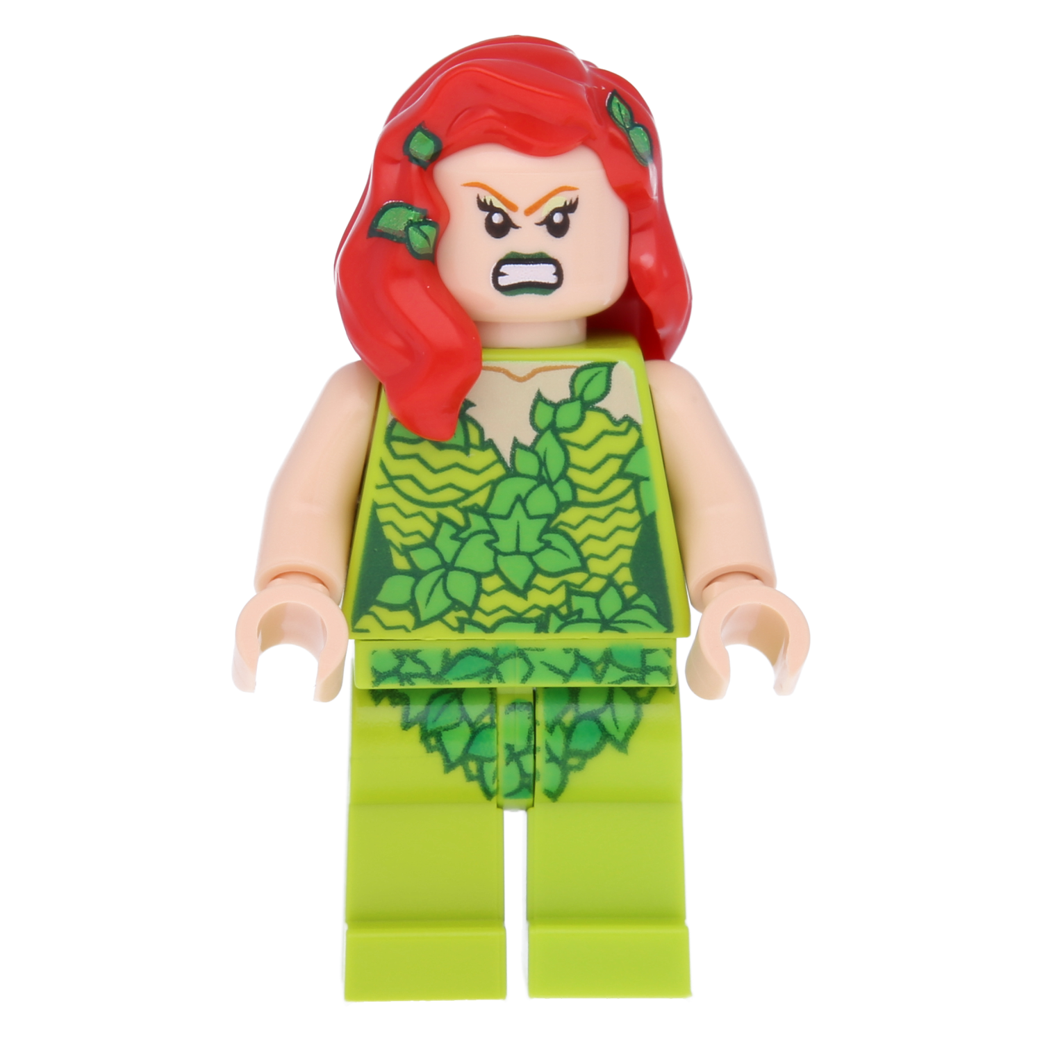 LEGO Superhelden Minifigur - Poison Ivy (Haare über der Schulter)