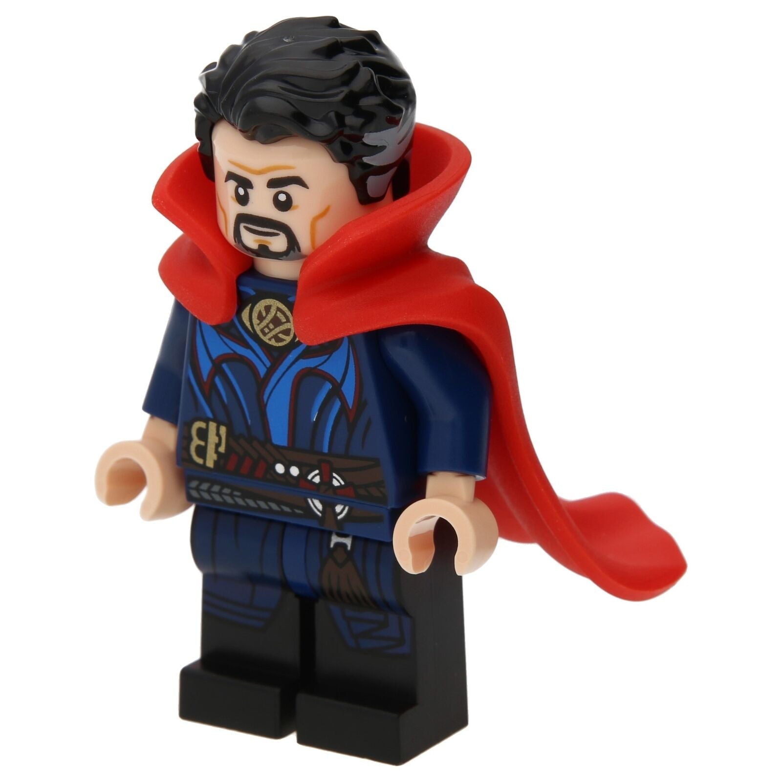 LEGO Minifigur Doctor Strange mit einem roten Plastik Cape und 2 (sh0802)